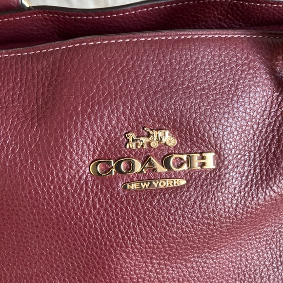 Vintage Leather Coach Handbag - Picture 13 of 16